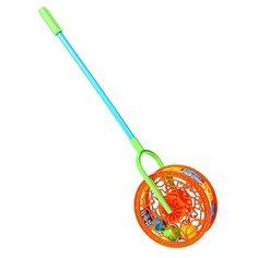 Каталка «Лошадка», длина ручки 42 см Пластмастер