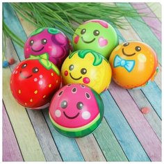 Мяч мягкий «Фрукты», 7,6 см, виды микс Noname