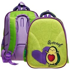 Рюкзак каркасный школьный Calligrata Avocool, 39 х 30 х 14 см