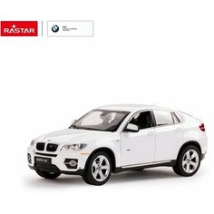 Машина металлическая 1:24 scale BMW X6, цвет белый, двери и капот открываются 41500W Rastar