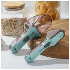 Мерные ложки универсальные регулируемые набор 2 шт 5 мл. - 130 мл. Нет бренда