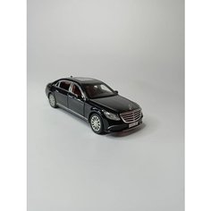 Коллекционная машинка игрушка металлическая Mercedes-Benz E-300L масштаб 1:24 черный Alexplay