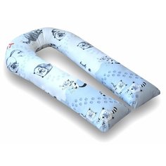 Подушка-обнимашка для беременных "Мастерская снов" U-350 с наволочкой Котофей + подушечка для малыша