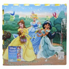 Пазл-коврик Disney "Принцесса: Прогулка в саду" (EVA, 4 дет, размер 1 детали 61х61 см)