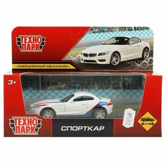 Машина Спорткар, 10 см, инерция, металл Технопарк 2005C110-R