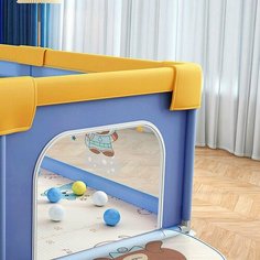 Манеж детский "Мишки" 150х180х65 см Miki Market