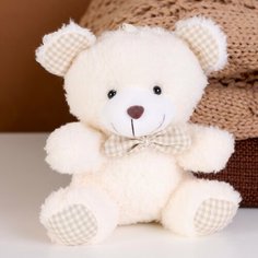 Мягкая игрушка «Мишка» на брелоке, 12 см, цвет микс Россия