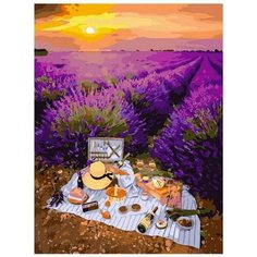 Картина по номерам Лавандовое поле 40х50 см АртТойс