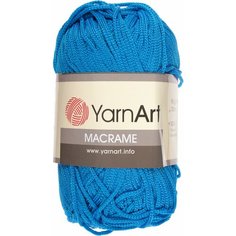 Пряжа YarnArt Macrame ярко-синий (139), 100%полиэстер, 130м, 90г, 5шт