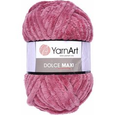 Пряжа YarnArt Dolce MAXI пыльная роза (751), 100%микрополиэстер, 70м, 200г, 5шт