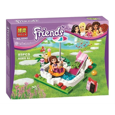 Конструктор Friend Маленький бассейн Оливии / для девочек 85 деталей / конструктор френдс Toys