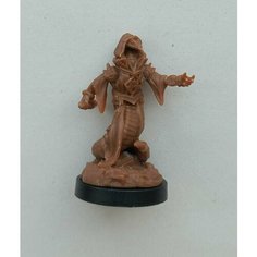 Нага, змеелюд. Колдун, чародей, жрец. Фигурка для настольных игр 38 мм. ДнД / Dungeons & Dragons Нет бренда