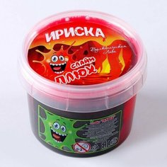 Слайм Ириска, двухцветная, контейнер 100 гр, ассорти Нет бренда