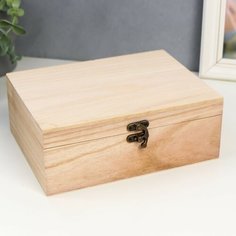 Шкатулка дерево для росписи, 22х8,5х16,5 см Россия