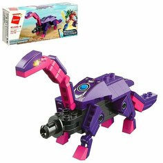 Qman Конструктор Динобот «Вождь Тираннозавр», 6 видов, микс