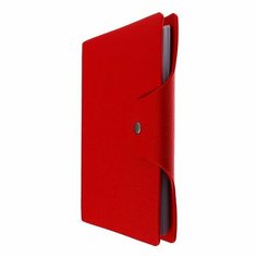 Ежедневник недатированный А5, 136 листов на гребне TORINO, обложка искусственная кожа, хлястик на кнопке, блок 70 г/м2, красный (комплект из 2 шт) Bruno Visconti