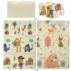 Коврик развивающий "Милые животные" (120*180*0.8 см.) EVA КНР