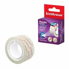 Клейкая лента канцелярская, 24 мм х 20 м, "Handy tearable", усиленная, отрывается руками, в коробке, с европодвесом Gold Seller