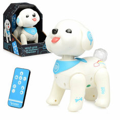 Детская развивающая игрушка Собака робот 20 х 15 х 12 см на пульте управления со звуком и светом, ZYA-A2905 Zhorya