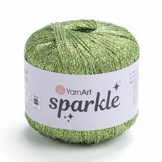 Пряжа YARNART Sparkle YarnArt, салатовый - 1330, 60% полиэстер металлик, 40% полиамид, 6 мотков, 25 г, 160 м.