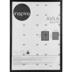 Рамка Inspire Avila 50x70 см МДФ цвет черный
