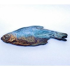 Силиконовая форма для мыла Рыба, для свечей гипса 1шт, 15*5*1,5 см Нет бренда
