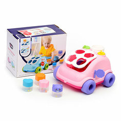 Сортер-каталка "Логическое авто" в коробке Abero