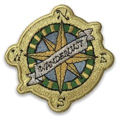 Патч компас wanderlust Нет бренда