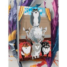Картина по номерам Кот Милый котик животные Круто красим