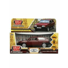 Машинка металлическая LADA-2108 "спутник" инерционная 12 см Технопарк