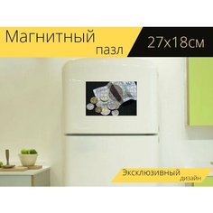 Магнитный пазл "Злотый, польша, польский" на холодильник 27 x 18 см. Lots Prints