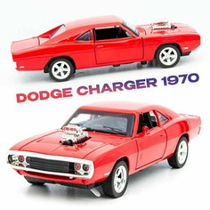 Металлическая машинка Dodge Charger 1970 1:32, машинка для коллекции Miniauto