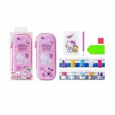 Пенал с алмазной мозаикой Hello Kitty Нет бренда