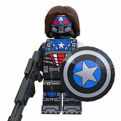 Фигурка Marvel, Зимний Солдат, конструктор для мальчиков Нет бренда