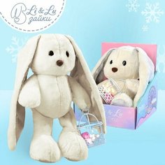 Мягкая игрушка «Lu с гирляндой», 25 см Зайки Li&Lu