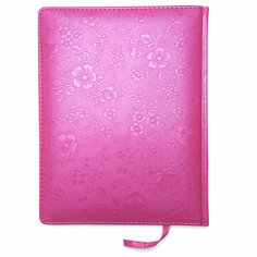 Дневник 1-11 класс Цветы, искусственная кожа, цвет розовый, в твёрдой обложке Альт