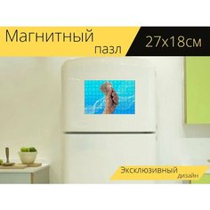 Магнитный пазл "Деньги, бизнес, глобальный" на холодильник 27 x 18 см. Lots Prints
