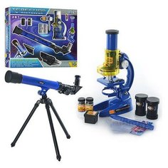 Игровой набор Микроскоп и телескоп, с аксессуарами CQ-031 КНР