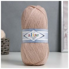 Пряжа "Lanagold 800" 49% шерсть, 51% акрил 730м/100гр (585 - камень), 1шт Dreammart