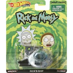 Коллекционная Premium игрушка Hot Wheels Ricks Ship (коллекция 2023 Replica Entertainment Series: Rick and Morty, Mix 3)