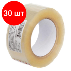 Комплект 30 штук, Клейкая лента 48мм х150м 43мкм прозрачный Noname