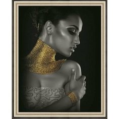 Алмазная мозаика черно-белая эротика на подрамнике 40х50см HWA 4369 Нет бренда