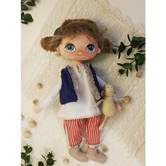 Интерьерная текстильная кукла ручной работы Принц Ирина Люсьен