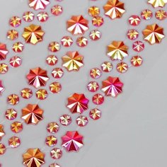 Декоративная самоклеящаяся лента из страз. длина каждой 270 мм, ширина 16 мм. Noname