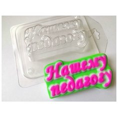 Пластиковая форма "Нашему педагогу" 4,5х 9 см Noname