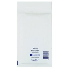 Крафт-конверт с воздушно-пузырьковой плёнкой Mail Lite, 12х21 см, White Calligrata