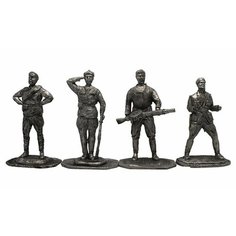 "Киногерои: Белое солнце пустыни" №6РТ (4 н/к) в картонной коробке набор оловянных солдатиков некрашеных Strong Style