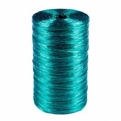 Пряжа (нить) полипропиленовая для вязания мочалок, игрушек, сумок. Цвет: изумруд (1шт) Золотое руно