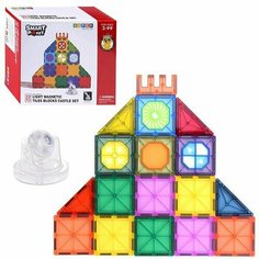 Конструктор магнитный "Замок" с прожектором (22 дет.) в коробке Kosmos