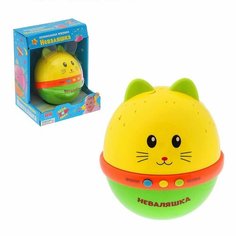 Ночник-проектор Неваляшка Котик (свет, звук) ZYC-0863-1 Zhorya